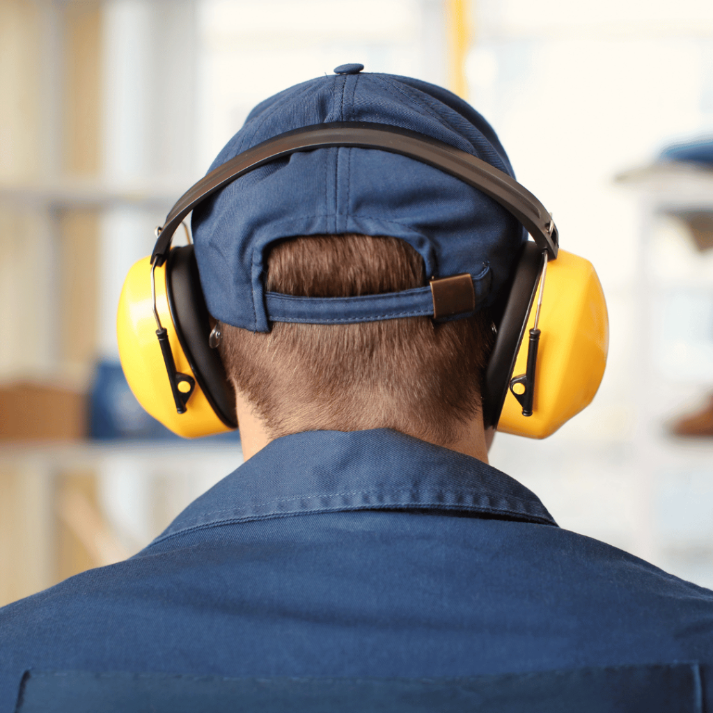Proteção auricular contra sons